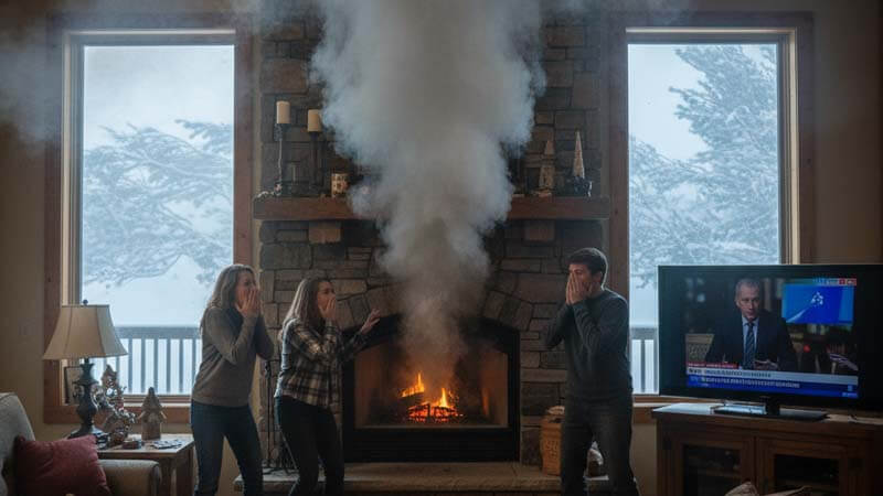 Что значит «дымит камин»